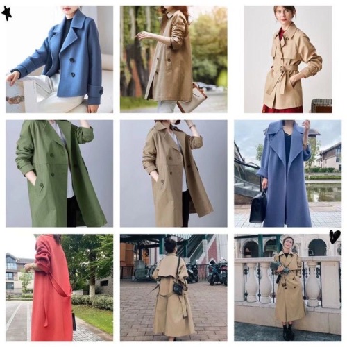 winter korean style new women‘s woolen coat coat mid-length women‘s woolen coat stock stall tail goods