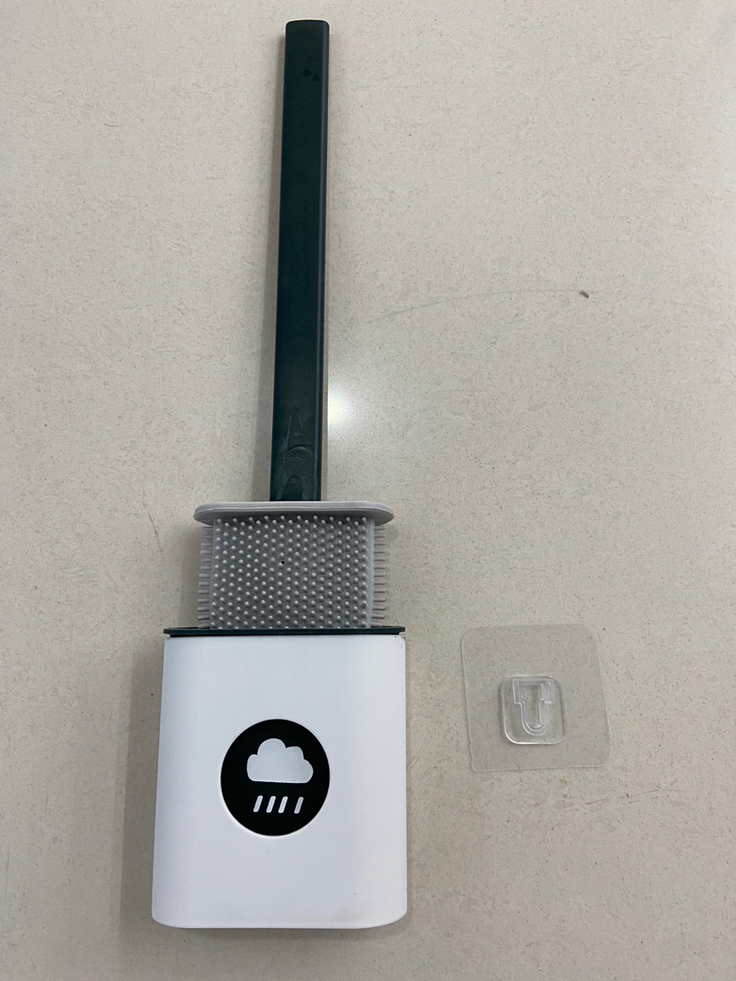 硅胶壁挂式马桶刷子无死角家用厕所刷底座云朵软胶死角清洁刷子
