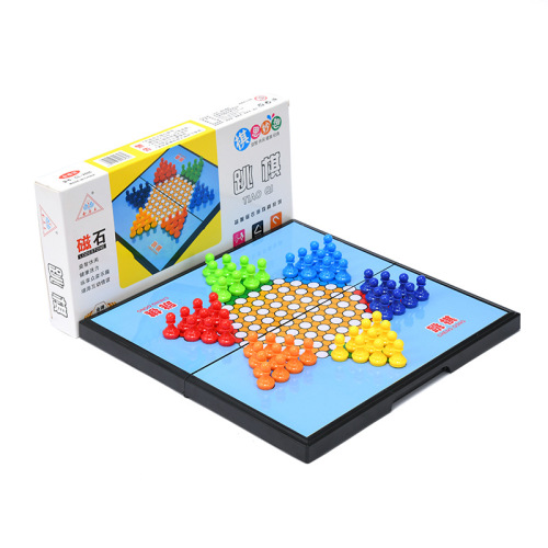 children‘s educational checkers creative magnetic chess medium foldable chessboard parent-child interactive desktop fun game chess