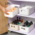 Storage Box Desktop Cosmetics Storage Clutter Organizing Box Storage Basket Plastic Snacks Household Kitchen Storage Box