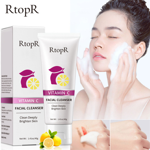 Rtopr Vitamin C Facial Cleanser Cross-Border Rtopr049 40G Foreign Trade Exclusive
