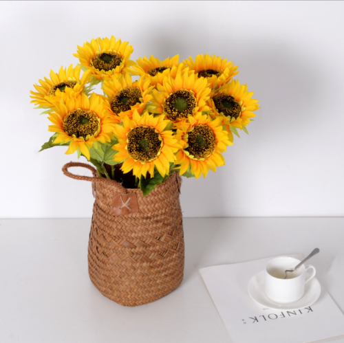 Simulation Single Latin Sunflower SUNFLOWER Home Indoor Decorative Flower Shooting Props Fake Flower