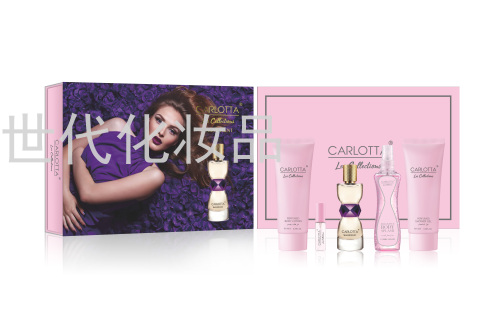 Foreign Trade Hot Sale Perfume Set Carlotta Perfume Set Valentine‘s Day Gift Set New Fragrance Lasting