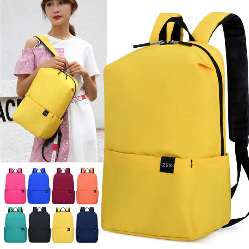 factory wholesale colorful gift bag men‘s and women‘s lightweight large capacity computer student schoolbag logo cross-border supply