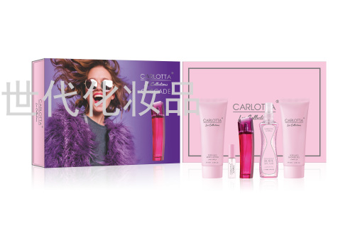 foreign trade hot sale perfume set carlotta perfume set valentine‘s day gift set new fragrance lasting