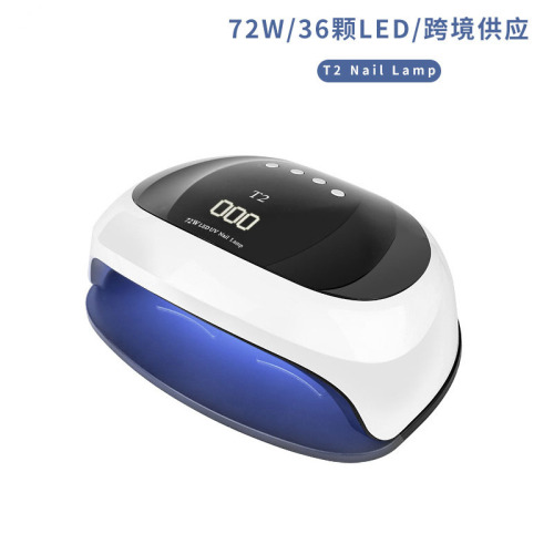 nail lamp four-block intelligent hands nail phototherapy machine not black hands high-power phototherapy lamp spot wholesale