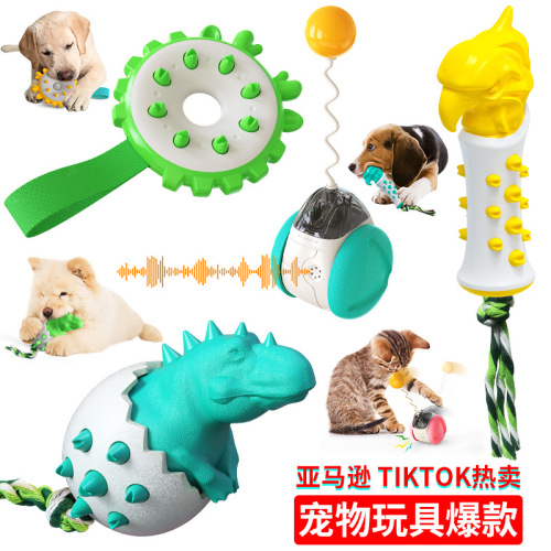 pet products wholesale company factory new explosion amazon cat sound stick molar rod dog toy