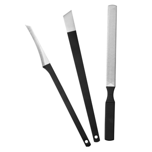 Black Pedicure Knife Set Stainless Steel Pedicure Knife Tool Nail Groove Peeling Inflammation Calluses Gray Nail File