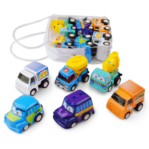 children‘s toy car wholesale mini pull back car simulation model boy inertia car baby gift 6 pieces price