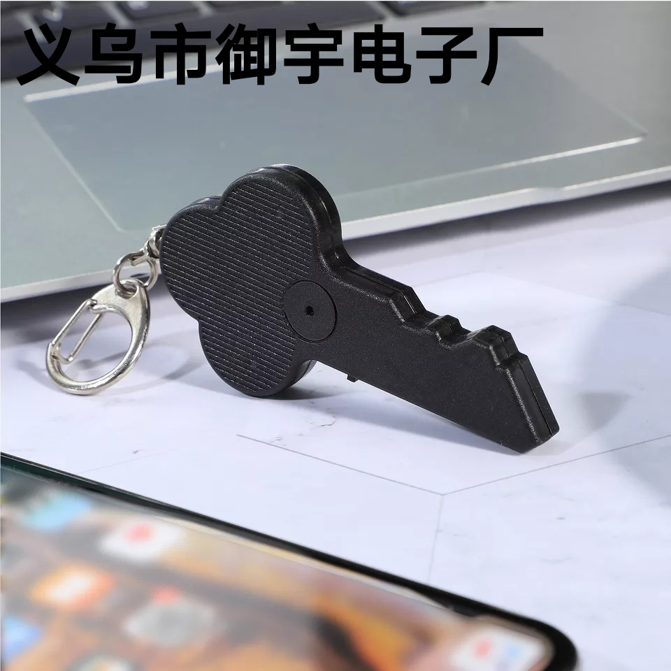 Key finder, whistle key anti-lost device, voice control induction led keychain pendant, Christmas gift promotion