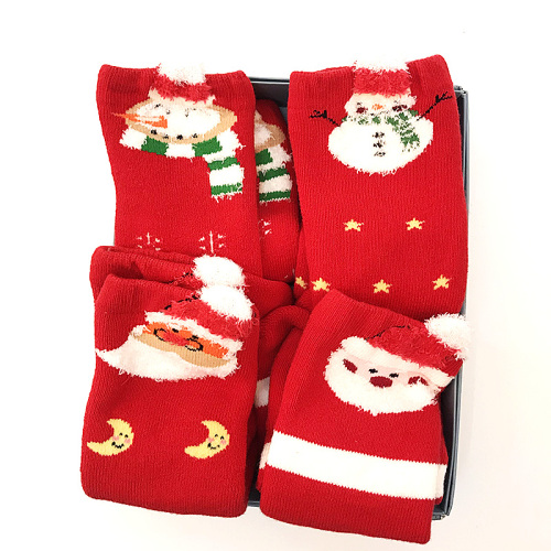 yiwu shopping league 1-5 years old terry christmas socks terry socks children‘s socks