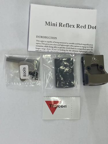 New All-Metal RMR HD Red Film 20mm Card Slot with Glock Base Iris Penetration Sight 