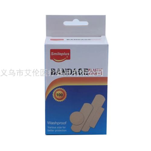 Special for Export Adhesive Bandage Foreign Trade Wholesale Cross-Border Export PVC Material with Certain Waterproof Mixed Boxed Band-Aid OK Bandage