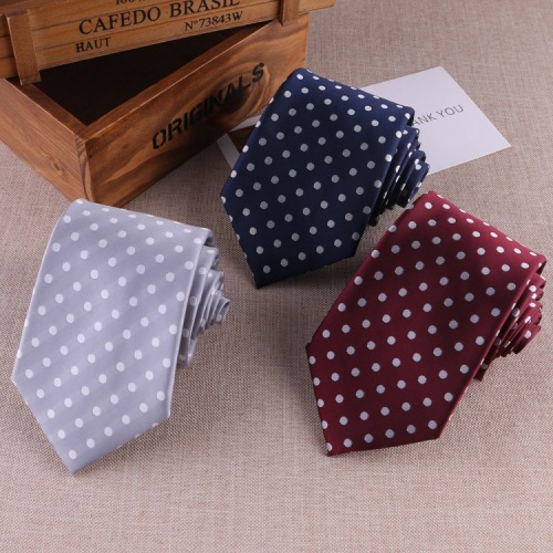 Business Casual Suit Shirt Formal Wear Tie wholesale Multi-Color Fashion Personality Dot Pattern Men‘s Tie