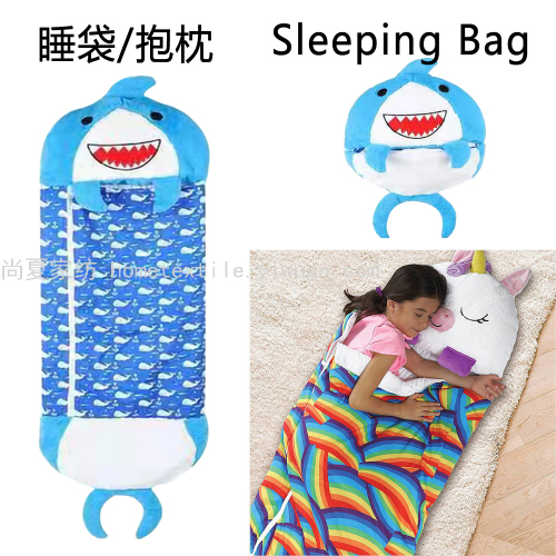 products in stock new sleeping bag children‘s folding pillow cartoon animal children sleeping bag-proof kick children‘s folding sleeping bag