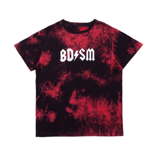 tie-dye t-shirt independent station hot hot european and american men fashion brand tie-dye temperature-sensitive light-sensitive fabric printed t-shirt selection