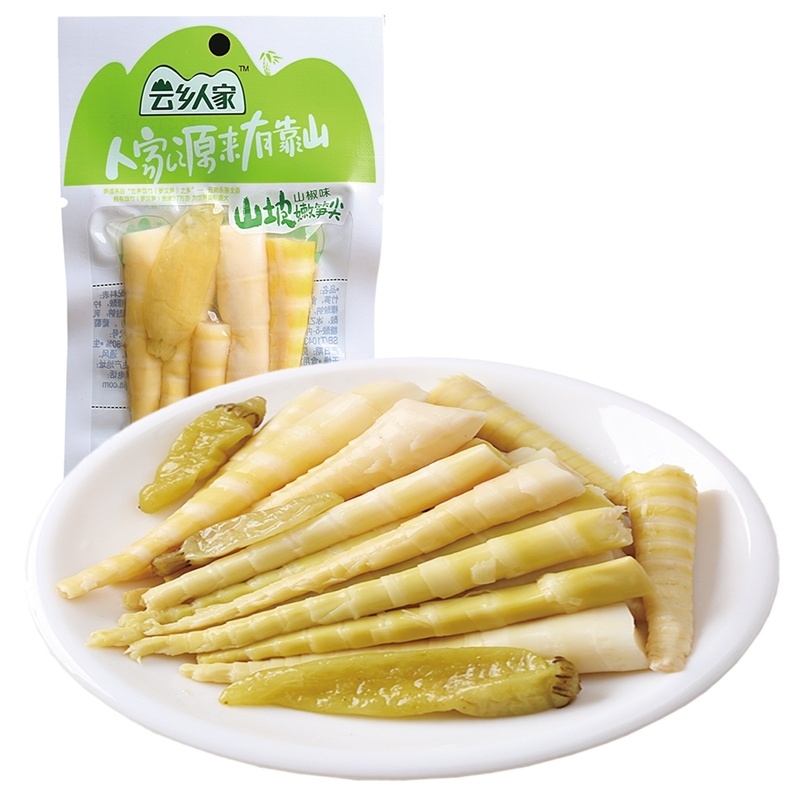 【2斤特价】云南特产尖尖笋24克云乡人家笋尖笋干泡椒味休闲零食