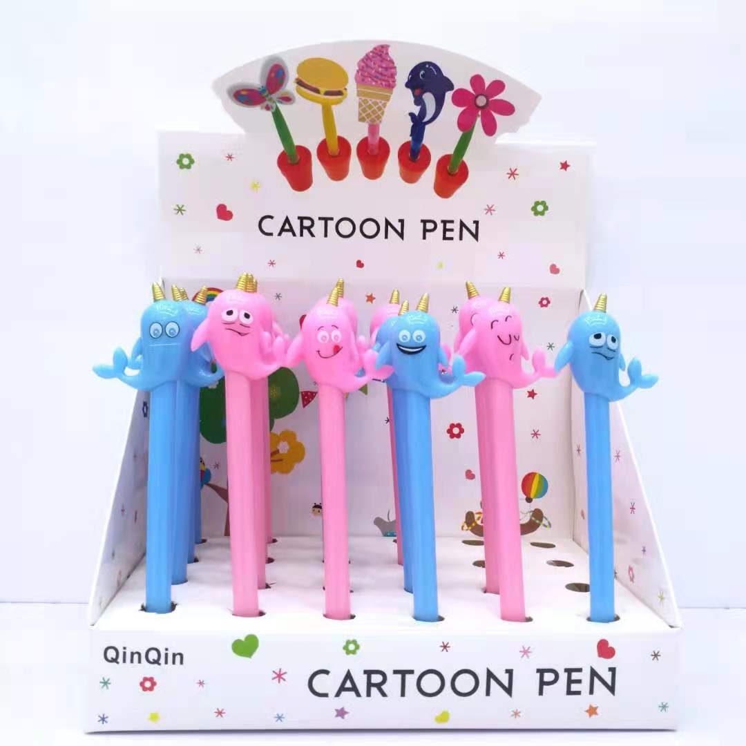   Cute pony pen dolphin ball point pen cartoon gift lamb pen