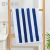 Striped Towel Pure Cotton Yarn Absorbent Supermarket Delivery High-End Boutique Present Towel