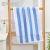 Striped Towel Pure Cotton Yarn Absorbent Supermarket Delivery High-End Boutique Present Towel