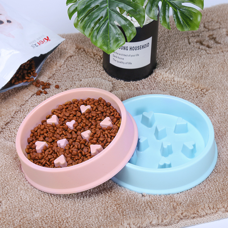 跨境狗狗慢食止食碗 宠物用品防噎猫粮碗 新品宠物碗小号散装现货