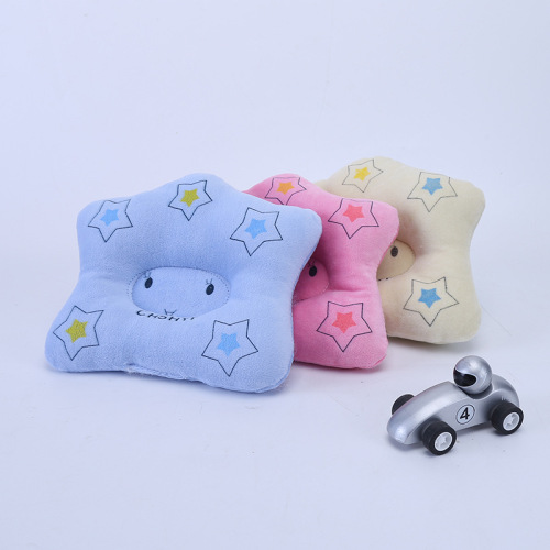 Newborn Pillow Star Shaping Pillow Baby Stroller Gift Headrest Children‘s Anti-Deviation shaping Sleeping Pillow Factory Direct Sales