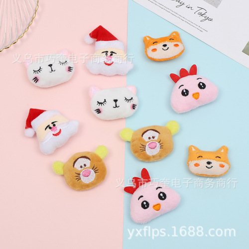 cute plush cartoon doll head brooch accessories popular hair accessories clothes bags shoes and socks decorations manufacturers supply