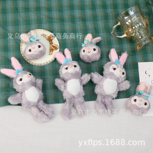 internet celebrity ins stardelu pendant plush toy doll cute small mini rabbit bag bag pendant keychain