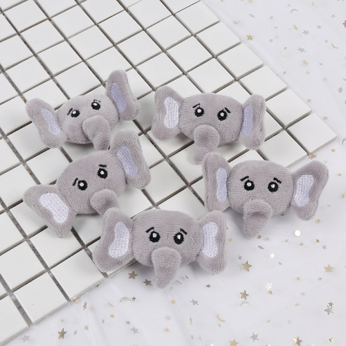 creative cartoon animal cotton clothing accessories cute elephant semi-finished diy accessories cotton filling plush small toys