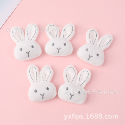 Plush Cotton Cartoon Accessories Japanese and Korean Cute Little Bunny Brooch Accessories Cute Baby‘s Socks Doll Popular Decorations