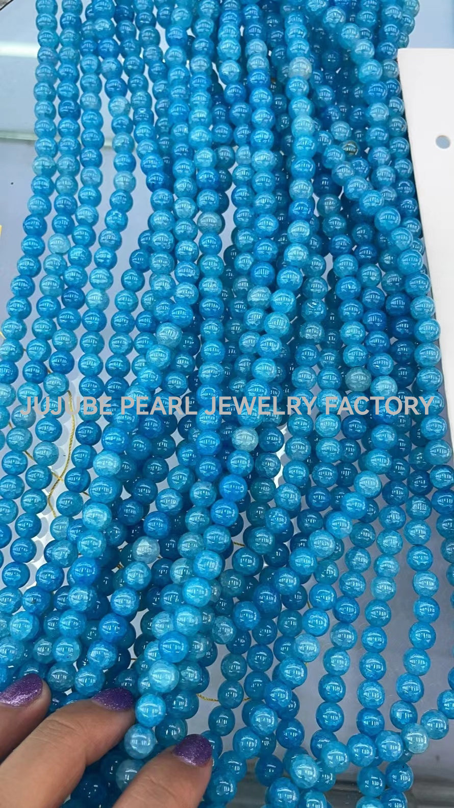Synthetic crystal imitation stone natural stone ornaments beads