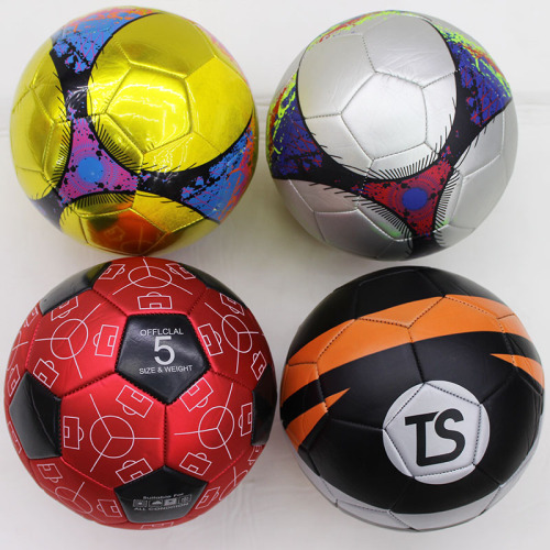 Spot PVC Black and White Football Pu Machine Sewing Football No. 3 No. 4 No. 5 Training Competition Primary and Secondary School Students Football Explosion-Proof 