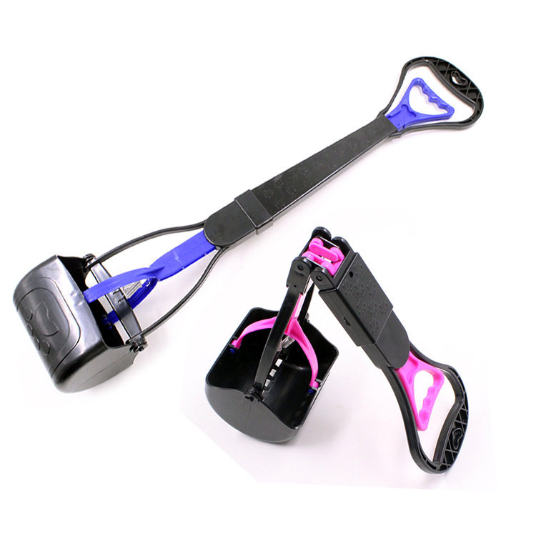 宠物拾便器狗狗捡便器长柄夹便器遛狗夹狗屎清洁用品