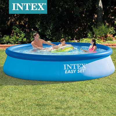 Original Authentic Intex28130 round Inflatable Pool Home Family Pool Outdoor Activity Pool Paddling Pool
