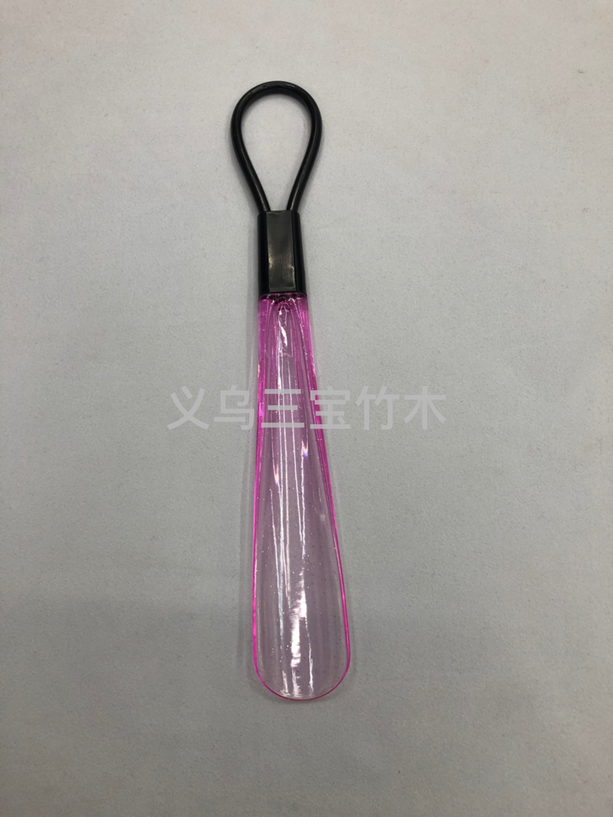 水晶线管小鞋拔 塑料小鞋拔塑料小鞋拔 免弯腰穿鞋神器