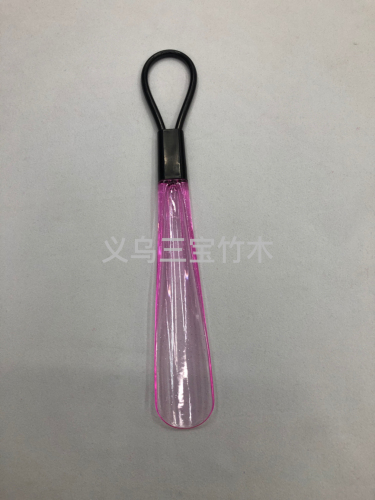 crystal line pipe small shoehorn plastic small shoehorn plastic small shoehorn bend-free shoe wearing artifact