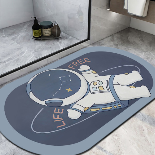 shida diatom ooze floor mat bathroom door floor mat bathroom floor mat quick-drying toilet mat