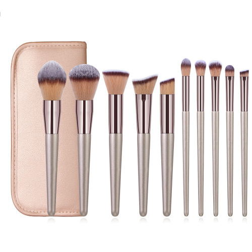 10 makeup brushes set small grape makeup eye shadow brush foundation brush full set of beauty tools
