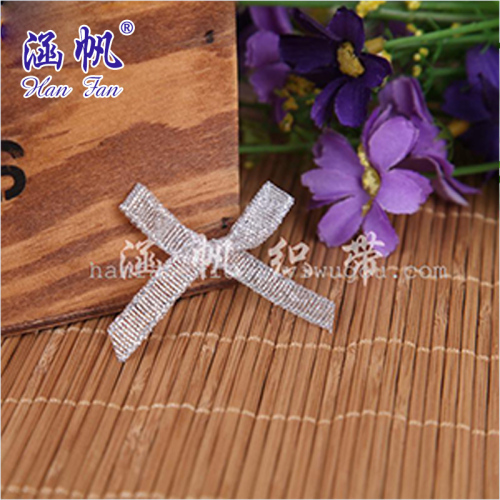 lurex hand knotted spot bow wholesale ornament accessories