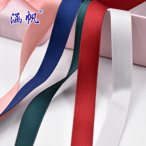 Polyester Cotton Ribbon Korean Matte Polyester Cotton Ribbon Hair Accessories DIY Material cotton Texture Ribbon Double-Sided Polyester-Cotton Ribbon 