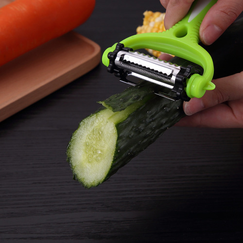 Multifunctional Peeler Sharp Peeler Color Plastic Handle Melon and Fruit Peeler Kitchen Gadget Melon and Fruit Planer