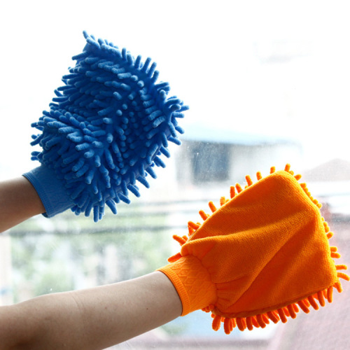 home daily necessities microfiber single-sided thickened chenille car wash gloves car washing tools cleaning cloth