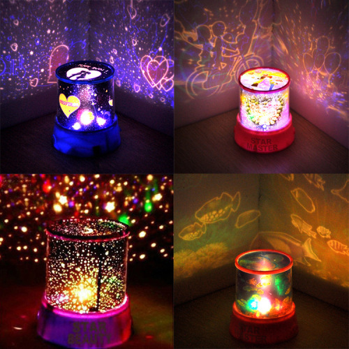 led starry sky yi ren projector colorful night light sleeping light starry projection lamp gift stall supply