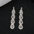 Claw Chain Series Rhinestone Earrings for Women Sparkling Full Rhinestone Dangle Earrings Earrings Dinner All-Match Earrings Earrings