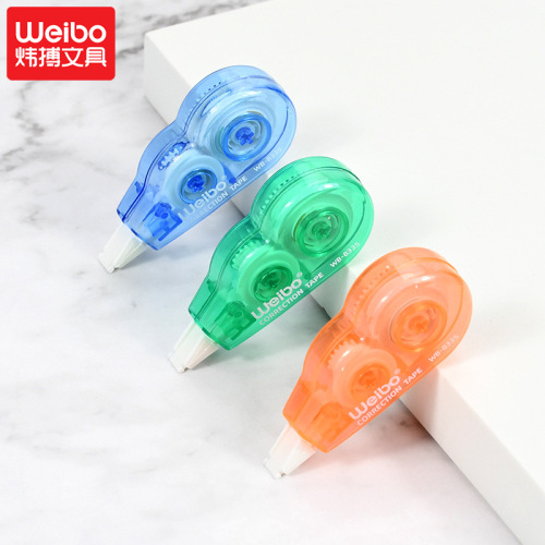 Weibo Stationery Wholesale Correction Correction Device Modern Beauty Creative New Transparent Candy Cute Mini Correction Tape