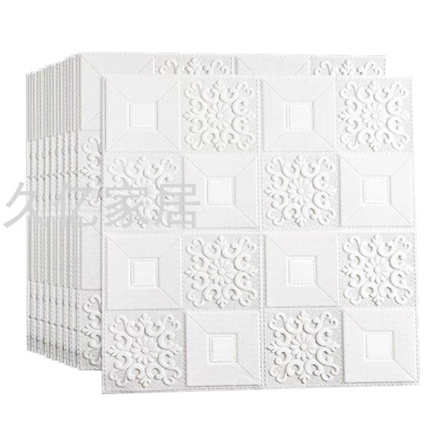 embossed 3d wall stickers oil-proof moisture-proof wallpaper self-adhesive wallpaper ceiling decoration stickers