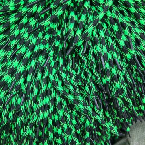 Manufacturers Supply Encryption Black and Green Pattern Polyester Core round Trousers Waist Rope Drawstring Hat Rope