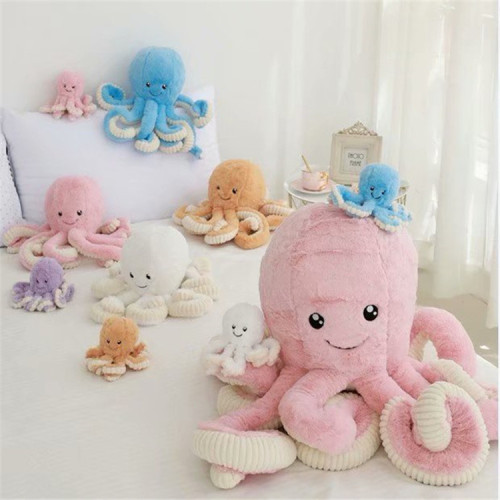 Cute Octopus Doll Soft Octopus Plush Toy Ragdoll Children‘s Doll Pillow Birthday Gift for Women