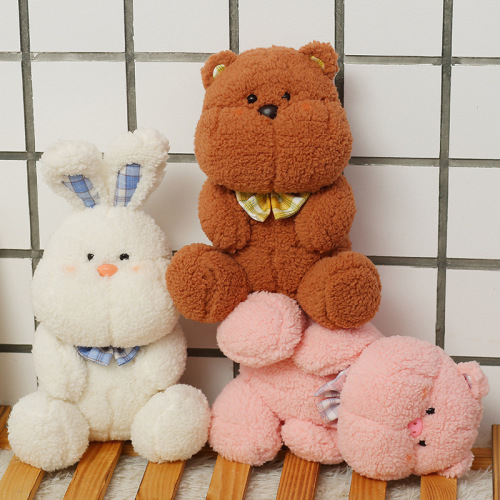 New Hag Series Rabbit Plush Toy Small Cute Baby Soothing Doll Wedding Throwing Gift Doll