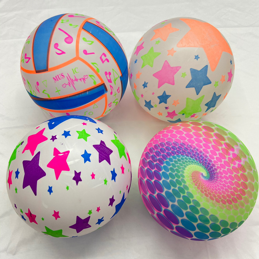 pvc荧光球 玩具球 地摊玩具 充气球 厂家直销_凯达制球_义乌购